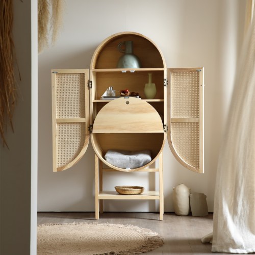 Retro 2024 oval cabinet